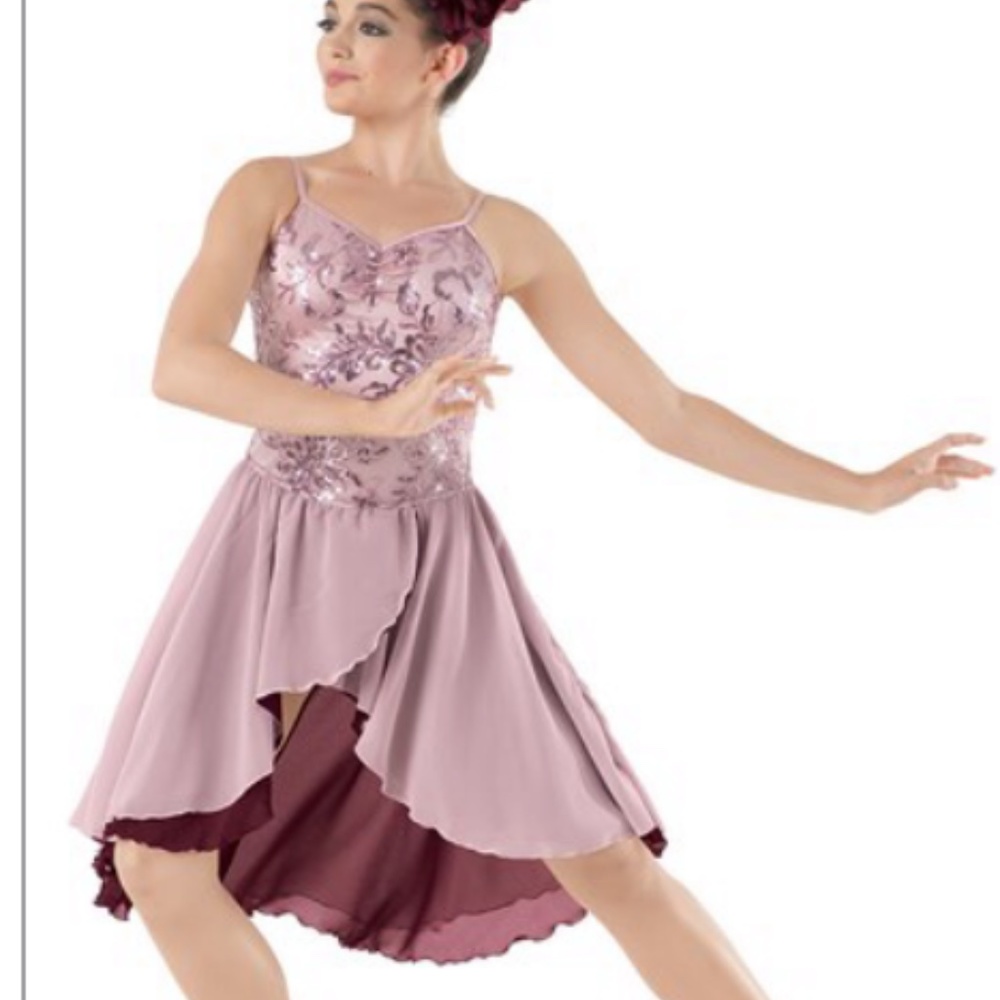 Weissman Sequin Dance Costume Size MC medium child
